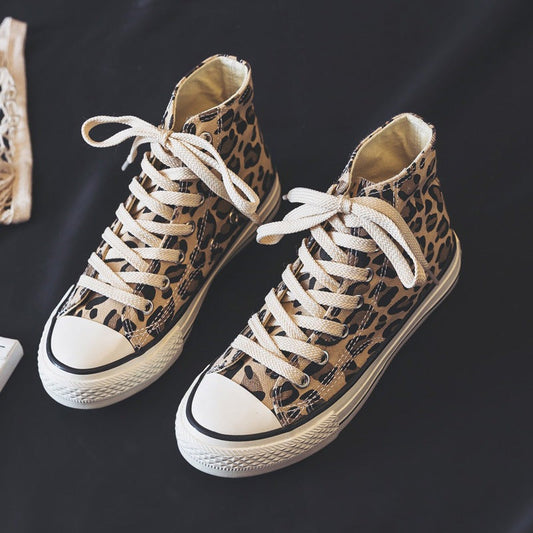 Unisex Animal Print High-Top Sneakers | Statement style with everyday comfort