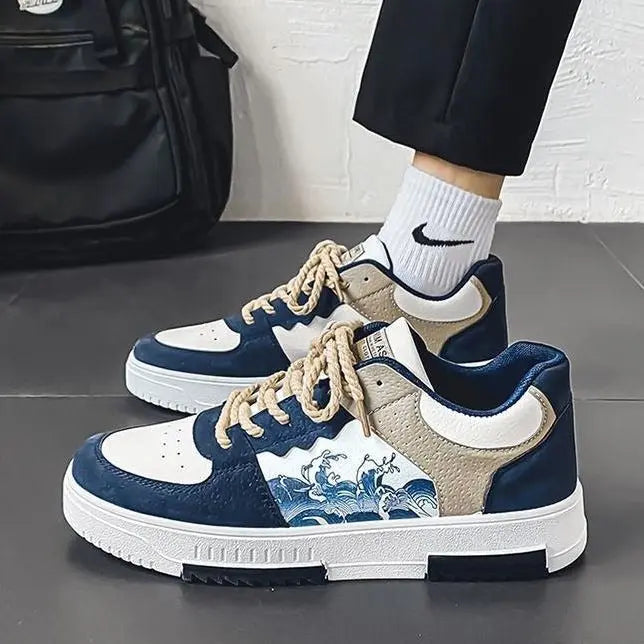 Men’s Colourblock Trainers | Wave-detail design with modern comfort