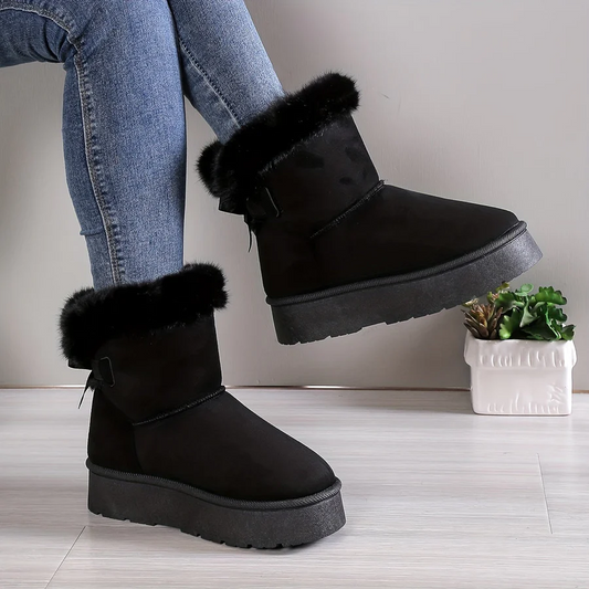 Women’s Cozy Slip-On Winter Boots | Plush warmth with effortless seasonal style