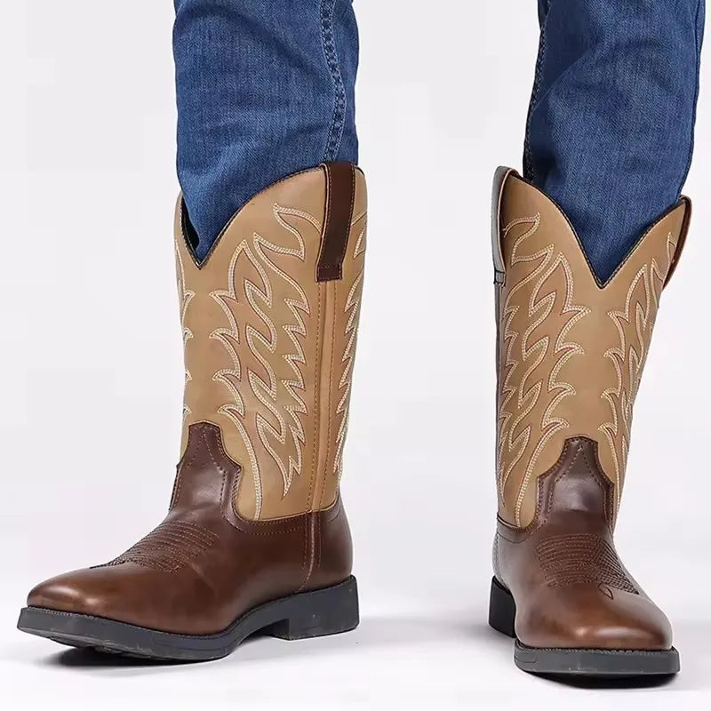 Men’s Embroidered Cowboy Boots | Western character with durable comfort