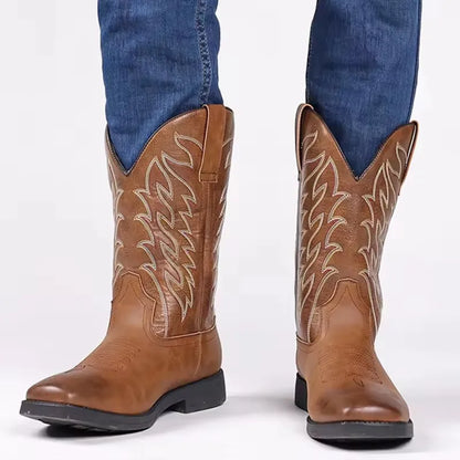 Men’s Embroidered Cowboy Boots | Western character with durable comfort