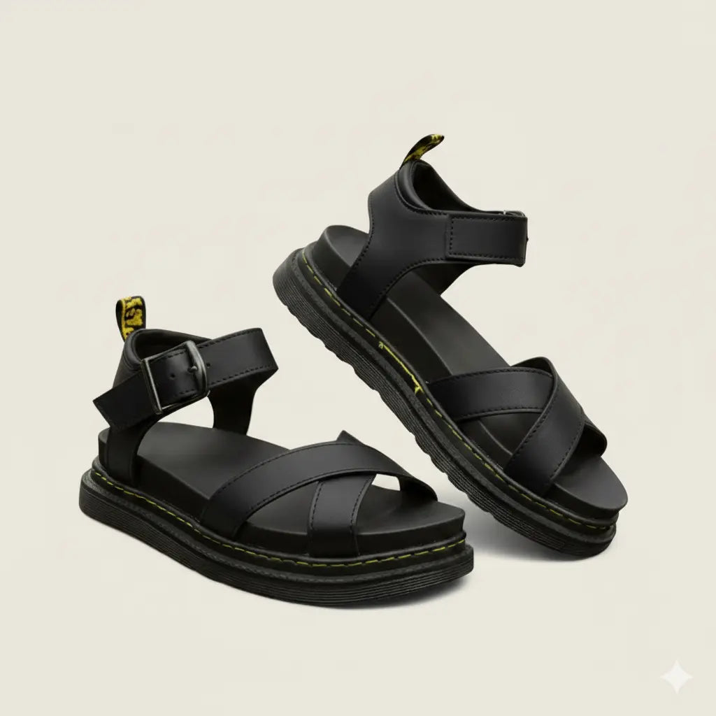 Women’s Buckle Platform Sandals | Urban ease with cushioned everyday support