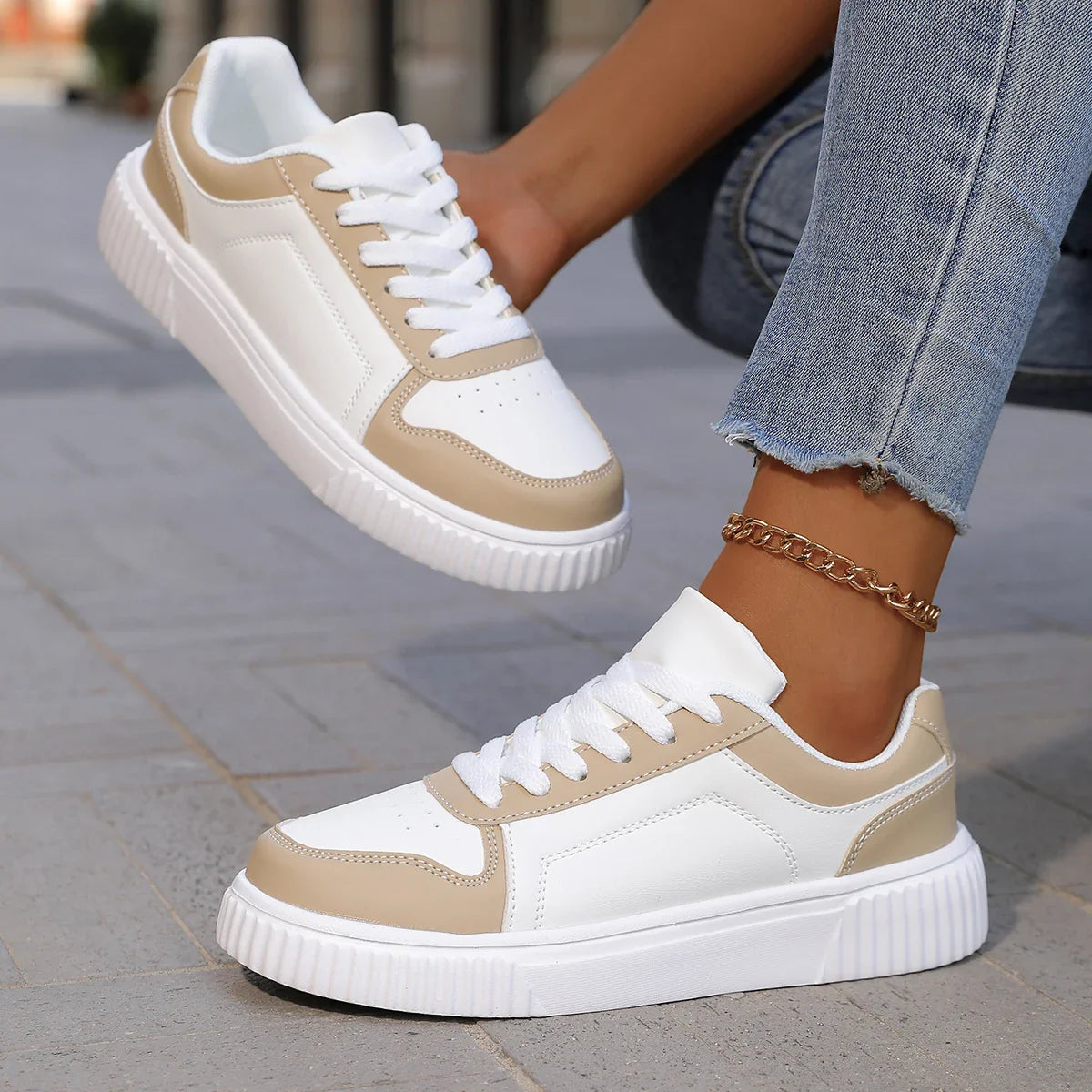 Women’s Cushioned Casual Sneakers | Non-slip grip with lightweight support