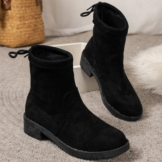 Women’s Low Heel Ankle Boots | Adjustable elegance with everyday versatility
