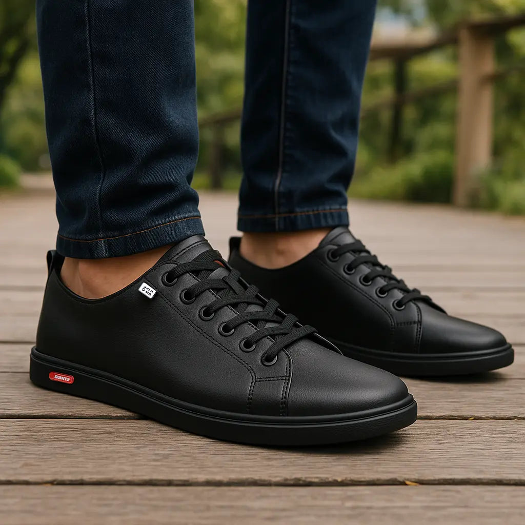 Men’s Leather Oxford Outdoor Shoes | Handcrafted polish with flexible comfort