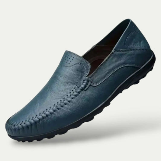 Men’s Leather Slip-On Loafers | Refined boat-shoe style with effortless comfort
