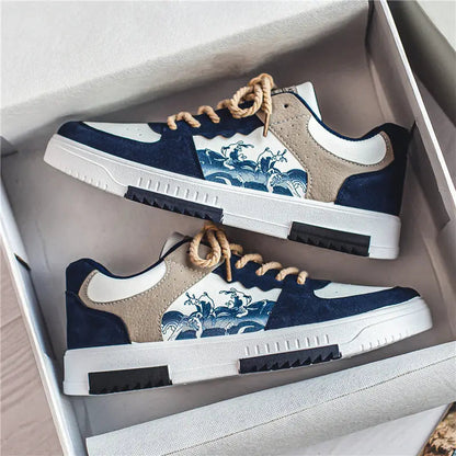 Men’s Colourblock Trainers | Wave-detail design with modern comfort