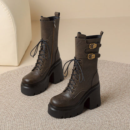 Women’s Elevated Platform Boots | Bold structure with powerful everyday lift