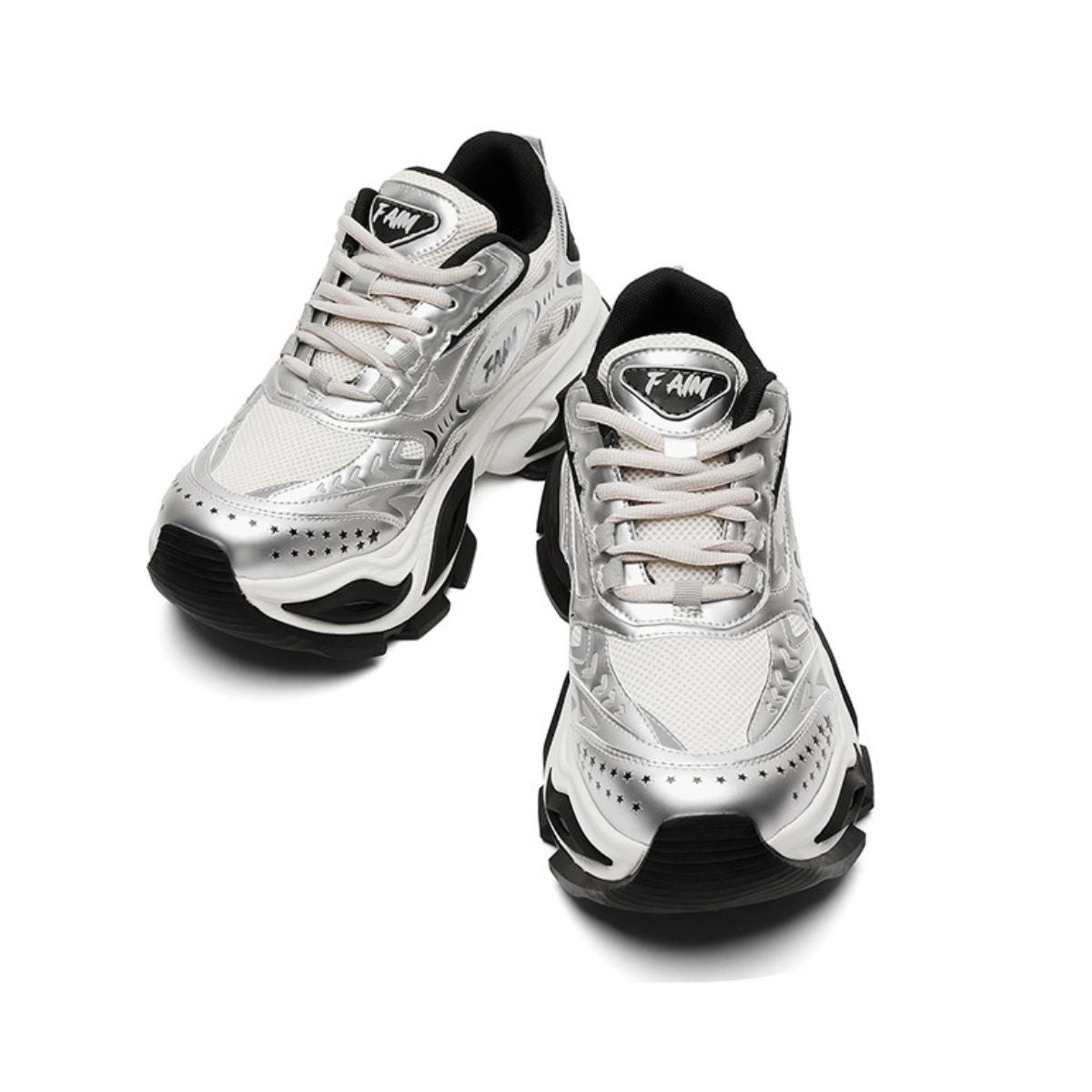 Women’s Concealed-Lift Knit Sneakers | Modern movement with refined elevation