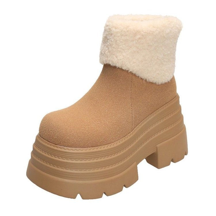 Women’s Cozy Platform Winter Boots | Warm comfort with confident elevation