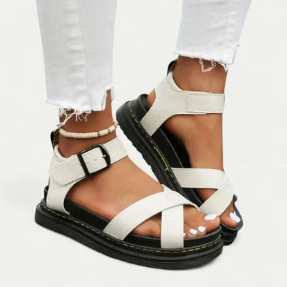 Women’s Buckle Platform Sandals | Urban ease with cushioned everyday support