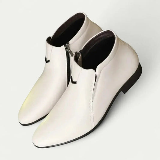 Men’s Zip-Front Ankle Boots | Polished structure with smart-casual versatility