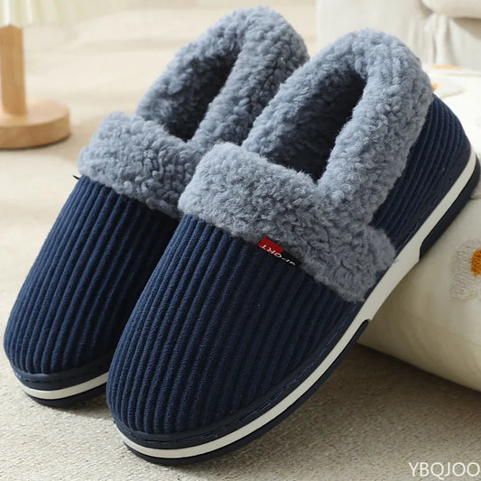 Unisex Plush Indoor Slippers | Soft warmth with secure home comfort